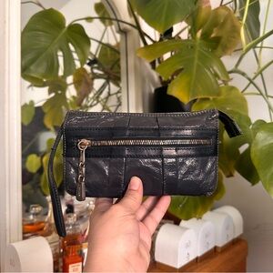 See by Chloe Leather Wristlet Clutch - Black